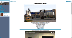 Desktop Screenshot of lakecharlesmusic.com