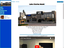 Tablet Screenshot of lakecharlesmusic.com